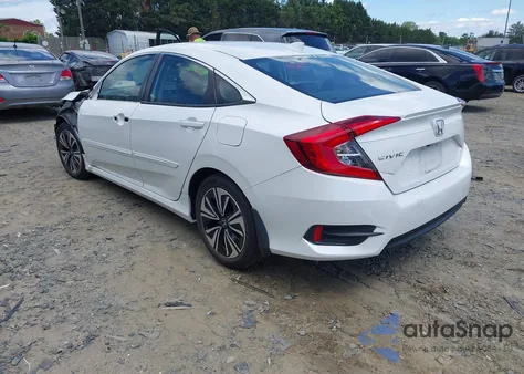 2017 Honda Civic Ex-L из США, поврежденный, VIN 19XFC1F70HE023390